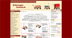 Desktop Screenshot of bollerwagen-zentrale.de
