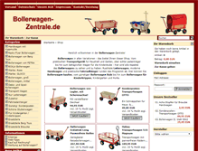 Tablet Screenshot of bollerwagen-zentrale.de